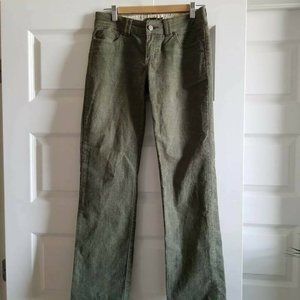PRANA regular Olive Green Corduroy Pants